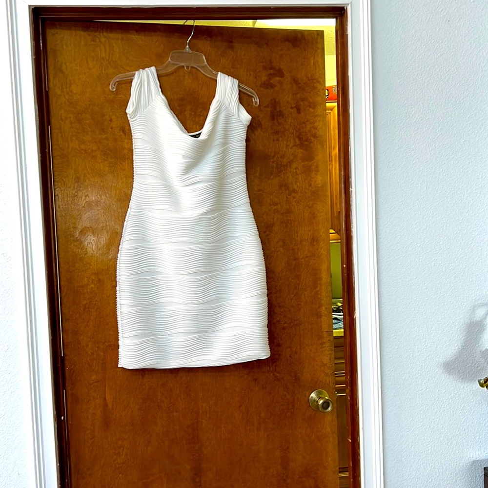 XL higher dress in white!